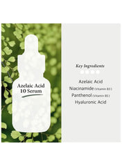 Cos De BAHA Azelaic Acid 10% Facial Serum with Niacinamide – Acne, Redness & Dark Spot Treatment 30ml