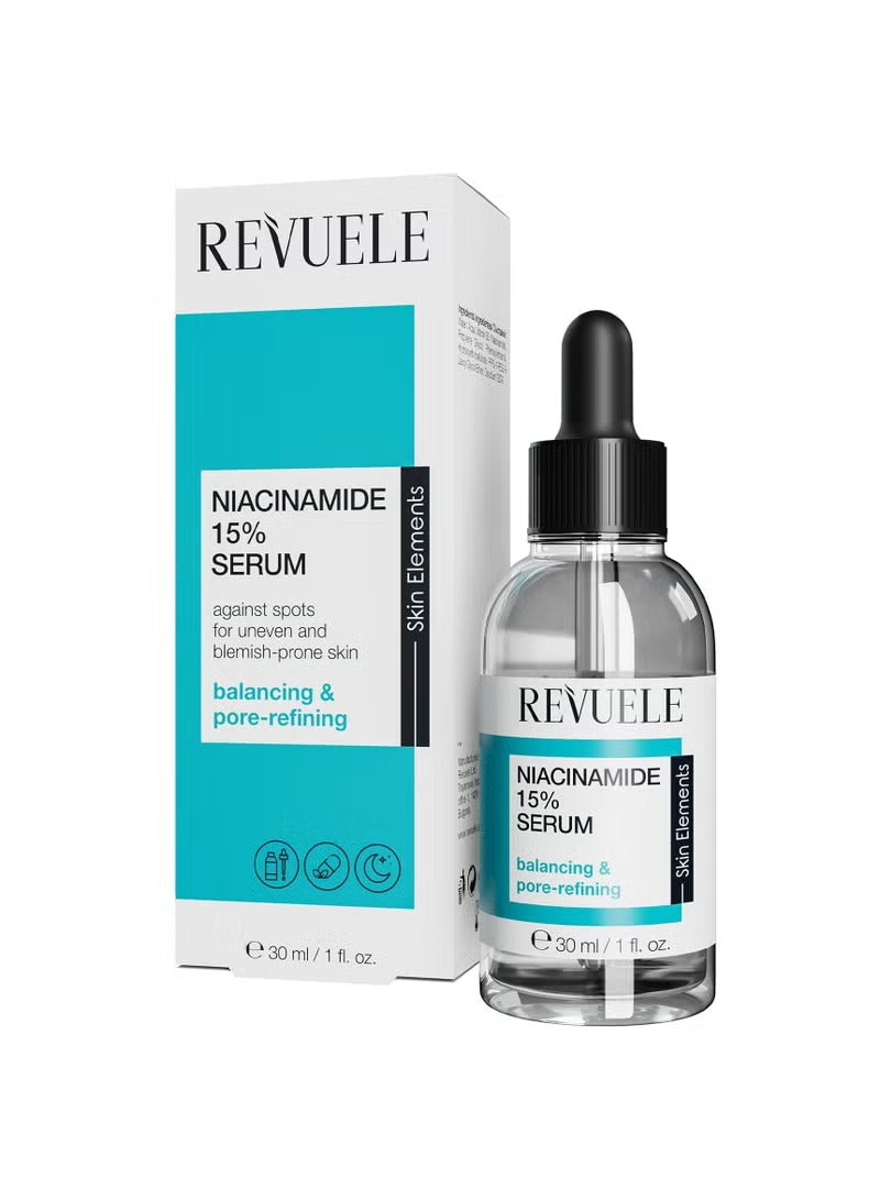 Revuele Niacinamide 15% Serum – High Strength Brightening & Pore Refining Treatment