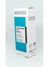 Niacinamide 15% serum box with product label and icons, 30 ml