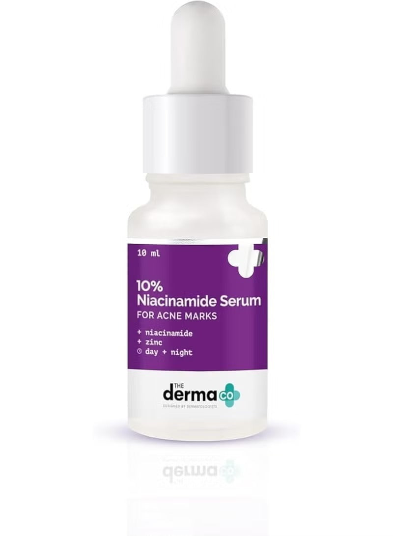 The Derma Co 10% Niacinamide Serum – Brightening & Acne Marks Treatment 10ml