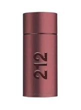 Carolina Herrera 212 Sexy Men EDT bottle with 212 logo on dark rose body