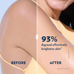 Vaseline Gluta-Hya SPF 50 radiance defense before-and-after skin close-up
