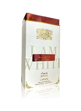 Rouge eau de parfum box set with bottle, 60 ml; dark red cap, gold accents