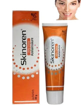 Skinoren anti-acne cream tube and box, orange and white, 30 g