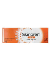 Skinoren anti-acne cream box, orange and white package, 30 g