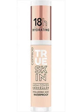 Catrice True Skin concealer tube, beige 001 Neutral Swan shade.