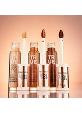 Catrice True Skin concealers with doe-foot applicators in beige and brown shades.