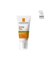 SPF50+ oil control gel-cream sunscreen tube, white and orange, twist-top cap