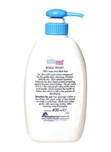 Baby wash bottle with pump, 400 ml, pH 5.5, directions and ingredients on label