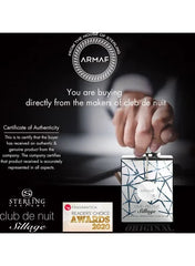 Armaf Club De Nuit Sillage Eau De Parfum – 105ml | Fresh Citrus & Musky Luxury Fragrance - Mumzar