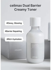 Celimax Dual Barrier Creamy Toner with Ceramides & Peptides 150ml - Mumzar