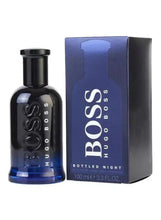Hugo Boss Bottled Night eau de toilette bottle and matching box