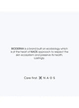 Bioderma care first NAOS ecobiology brand statement panel