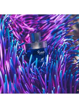 Rare Reef Afnan extrait de parfum bottle with silver cap and dark blue body