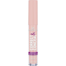 Under-eye brightening concealer tube with light shade label