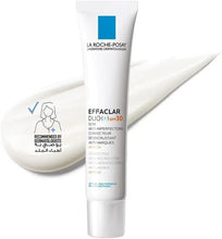 La Roche-Posay Effaclar Duo+ SPF30 treatment cream tube with white cap