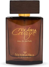 Unisex eau de parfum bottle with dark brown glass and wooden cap