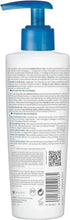 Bioderma ABCDerm cleanser pump bottle back label, white with blue cap