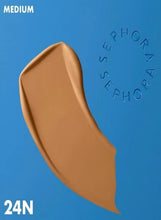 Foundation swatch labeled 24N