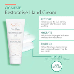 Avène Cicalfate Mains Repairing Hand Cream – Nourishing & Protective Hand Cream for Dry, Damaged Hands – 100ml