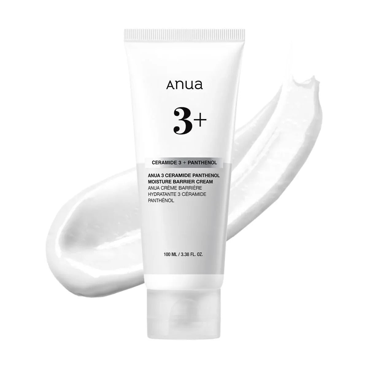 ANUA 3 Ceramide Panthenol Moisture Barrier Cream – Hydrating & Skin Barrier Repair Face Cream with Ceramides and Panthenol for Dry & Sensitive Skin – 100ml