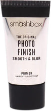 SmashBox Photo Finish Smooth & Blur primer tube, white label and black cap.