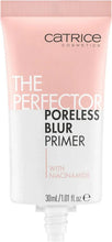 Catrice The Perfector Poreless Blur Primer tube with pink cap and clear body
