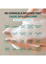 Skin with ingredient list graphic for body cleanser