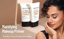 Mattifying makeup primer tubes, white label with black base, 30 g pack