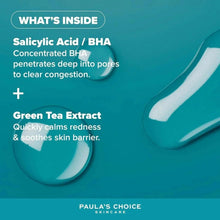 BHA liquid exfoliant drop illustration on teal background