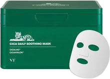 VT Cica daily soothing mask green box with face mask icon