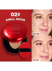 Air Cushion BB Cream Compact Shade 02 Shell Beige Lightweight Natural Coverage
