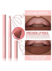 12-Piece Velvet Matte Lip Liner Set Easy-Apply Nude Lipstick & Lipstick Pen Collection