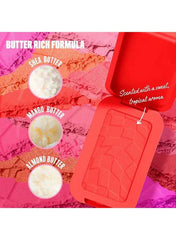 Buttermelt Powder Blush Up to 12H Wear Fade & Transfer Resistant Multicolour