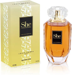 Louis Varel She Eau De Parfum 100ml – Long Lasting Floral Woody Perfume for Women