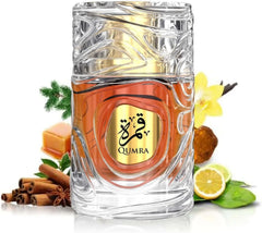 Qumra Le Bonheur Luxury Unisex Eau De Parfum 100ml – Spicy Oriental Vanilla Fragrance with Citrus & Cinnamon Notes