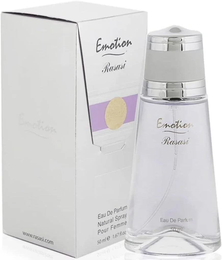 Rasasi Emotion Eau De Parfum 50ml – Long Lasting Floral Fruity Perfume for Women