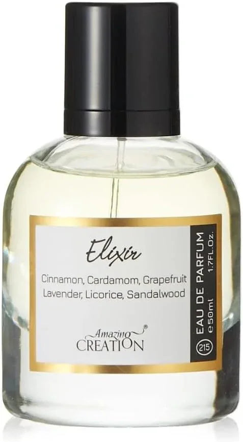 Amazing Creation Elixir Eau De Parfum 50ml – Spicy Lavender & Amber Long Lasting Perfume for Men