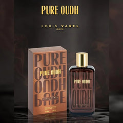 Louis Varel Pure Oudh Eau De Parfum 100ml – Long Lasting Oriental Woody Unisex Perfume