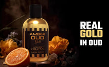 Amber Oud Gold eau de parfum bottle with black cap