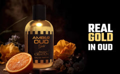 Amazing Creation Amber Oud Gold Eau De Parfum For Him 100ML – Long Lasting Sweet Woody Luxury Perfume for Men