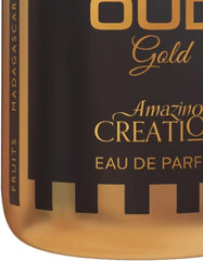Amazing Creation Amber Oud Gold Eau De Parfum For Him 100ML – Long Lasting Sweet Woody Luxury Perfume for Men