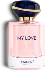 Brandy Designs My Love Eau De Parfum 100ml – Long Lasting Floral Fruity Musky Perfume for Women
