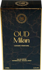 Oud Milan Eau De Parfum 100ml – Long Lasting Oriental Oud Vanilla Unisex Perfume