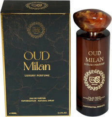 Oud Milan Eau De Parfum 100ml – Long Lasting Oriental Oud Vanilla Unisex Perfume
