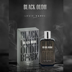 Louis Varel Black Oudh Eau De Parfum 100ML – Long Lasting Oriental Woody Oud Fragrance for Men & Women