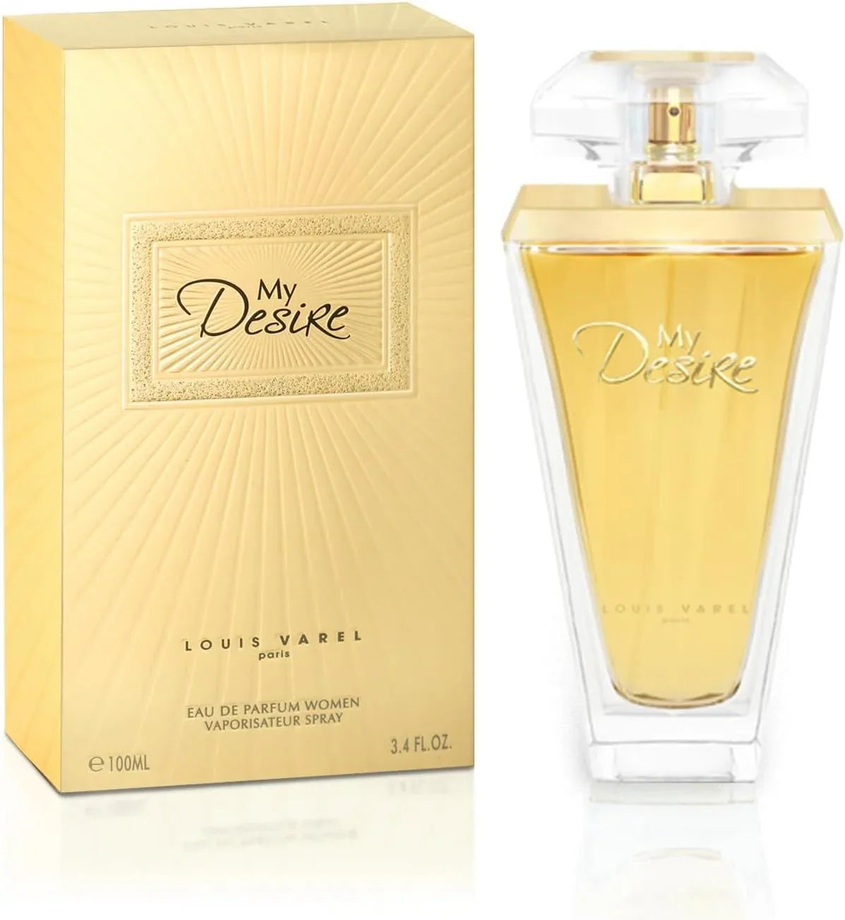 Louis Varel My Desire Eau De Parfum 100ML – Long Lasting Floral Fruity Luxury Perfume for Women