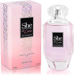 Louis Varel She in Love Eau De Parfum 100ML – Long Lasting Floral Fruity Luxury Perfume for Women