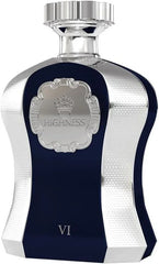 Afnan His Highness VI Blue Eau De Parfum 100ML – Long Lasting Aromatic Spicy Woody Luxury Unisex Perfume