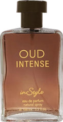 inStyle OUD Intense Eau De Parfum 100ML – Long Lasting Oud Woody Floral Luxury Unisex Perfume\\\